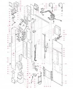 Drzwi strona wewnętrzna - wersja dual cup