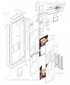 Drzwi strona zewnętrzna - wersja dual cup