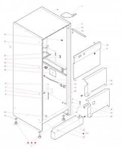 Obudowa automatu - wersja dual cup
