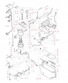 System hydrauliczny zbiornika na 300 ml (zasilanie zbiornika)