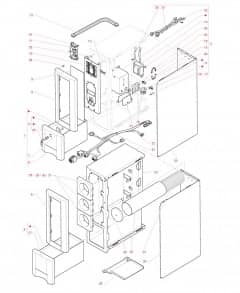 Panel płatniczy boczny/podajnik kubków