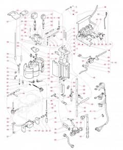 System hydrauliczny zbiornika na 500 ml (zaopatrzenie w wodę)