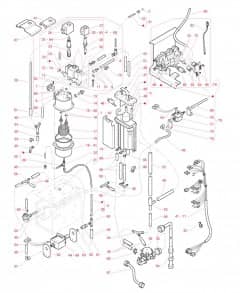 System hydrauliczny zbiornika na 600 ml (zaopatrzenie w wodę)