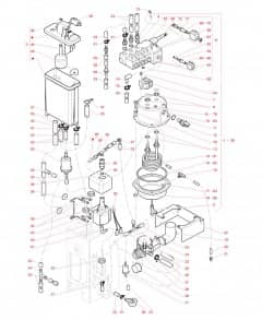  System hydrauliczny zbiornika na 200 - 600 ml