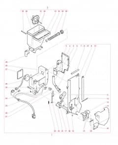 Podajnik cukru i mieszadełek