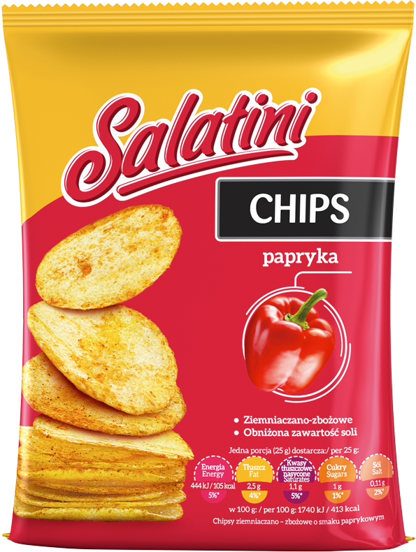 SALATINI CHIPS PAPRYKAE