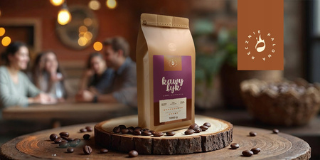 Ręcznie Palona kawa Kawy Łyk 1000g