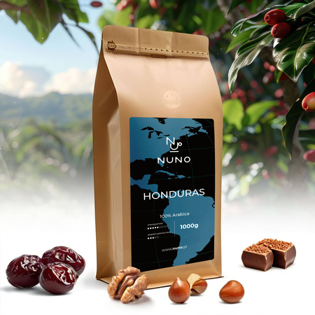 KAWA ZIARNISTA NUNO HONDURAS 100% ARABICA 1000G
