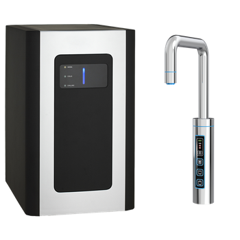 DYSTRYBUTOR GORĄCEJ ZIMNEJ WODY M102U CZARNY - PODBLATOWY