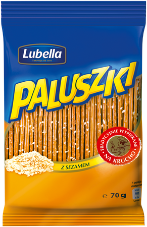 PALUSZKI LUBELLA Z SEZAMEM 70G X 25SZT.