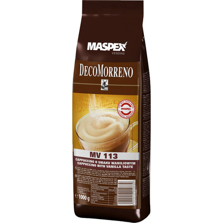 DECOMORRENO CAPPUCCINO O SMAKU WANILIOWYM 1 KG MV 113