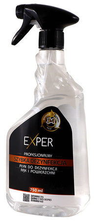 750 ML EXPER PROFESJONALNY PŁYN DO DEZYNFEKCJI RĄK I POWIERZCHNI