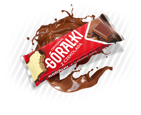 Wafelek Góralki czekoladowy 50 g / 36 szt.