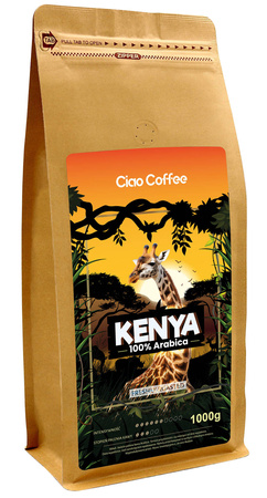 KAWA ZIARNISTA CIAO COFFEE KENYA 100% ARABIKA 1000G