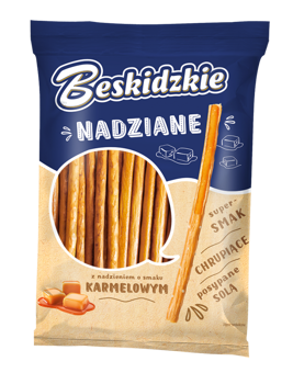 PALUSZKI BESKIDZKIE NADZIANE KARMELOWE 100G - 16 SZT.