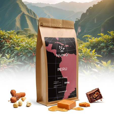KAWA ZIARNISTA NUNO PERU 100% ARABIKA 500G