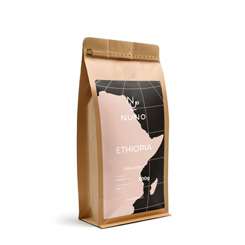 KAWA ZIARNISTA NUNO ETHIOPIA 100% ARABICA 500G