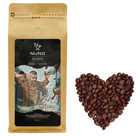 KAWA ZIARNISTA NUNO MOKKA 1KG ŚWIEŻA VENDING
