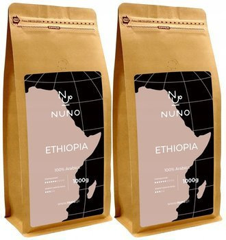 KAWA ZIARNISTA NUNO ETHIOPIA 100% ARABICA 2kg ŚWIEŻA 72H OD WYPALENIA