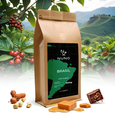 KAWA ZIARNISTA NUNO BRASIL 100% ARABIKA 1000G