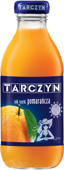SOK 100% POMARAŃCZA TARCZYN 300ML X 15SZT.