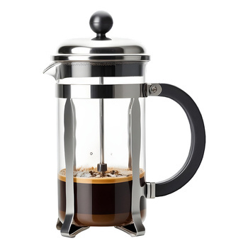 Mielenie kawy. Poziom zmielenia: french press