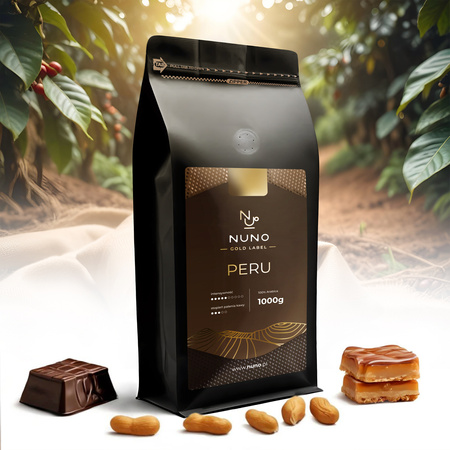 KAWA ZIARNISTA NUNO GOLD LABEL PERU 100% ARABIKA 1000G
