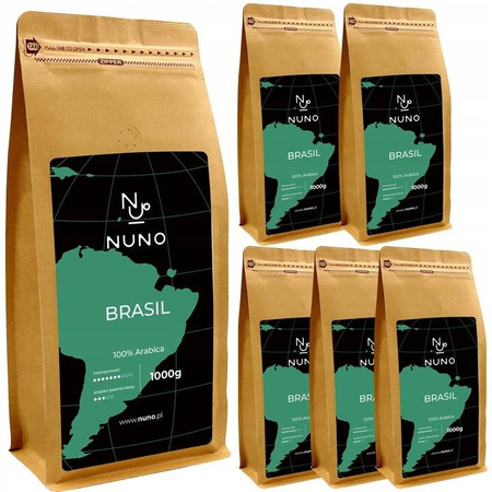 KAWA ZIARNISTA NUNO BRASIL 100% ARABIKA 6 KG