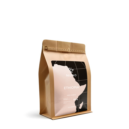 KAWA ZIARNISTA NUNO ETHIOPIA 100% ARABICA 200G