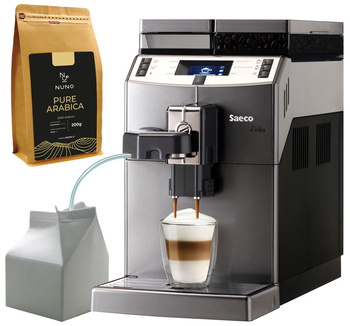 Zestaw Lirika Saeco Lirika OTC One Touch Cappuccino + Kawa Pure Arabica