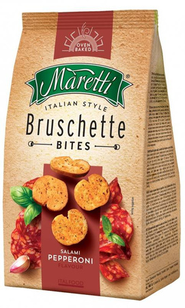 BRUSCHETTE MARETTI SALAMI 70G - 15 SZT.