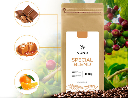 Kawa ziarnista NUNO Special Blend 6kg ŚWIEŻA 72H