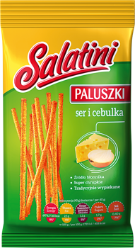 Paluszki Salatini ser i cebulka 40g x 42szt.