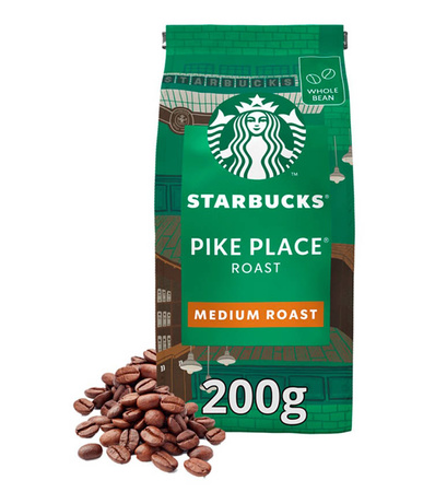 Starbucks Pike Place Roast Kawa ziarnista 200 g