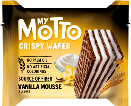 Wafelek My Motto Wanilia 30g (opakowanie 20 sztuk)