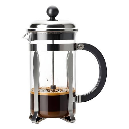 Mielenie kawy. Poziom zmielenia: french press