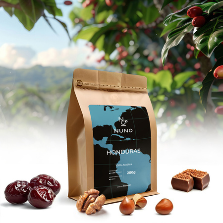 KAWA ZIARNISTA NUNO HONDURAS 100% ARABIKA 200G