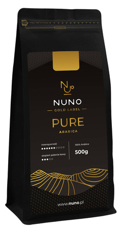 KAWA ZIARNISTA NUNO PURE ARABICA GOLD LABEL 500G