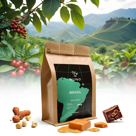 KAWA ZIARNISTA NUNO BRASIL 100% ARABIKA 200G