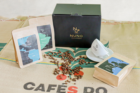 ZESTAW PREZENTOWY NUNO 4X KAWA ZIARNISTA FILIŻANKA 80 ML