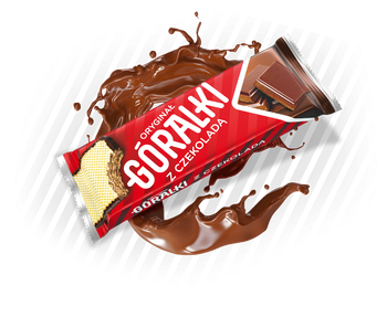 Wafelek Góralki czekoladowy 50 g / 36 szt.