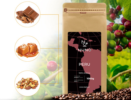 KAWA PERU ŚWIEŻA 100% ARABICA 2kg ŚWIEŻA 72H OD WYPALENIA