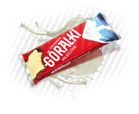 Wafelek Góralki mleczny 50 g / 36 szt.