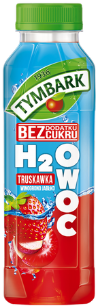 TYMBARK H2OWOC TRUSKAWKA - WINOGRONO - JABŁKO 400ML X 12SZT.