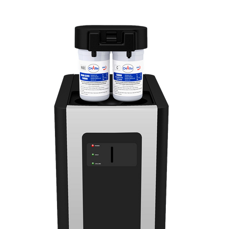 DYSTRYBUTOR GORĄCEJ ZIMNEJ WODY M102U CZARNY - PODBLATOWY