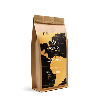 KAWA ZIARNISTA NUNO COLOMBIA 100% ARABICA 500G
