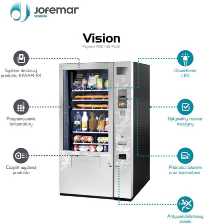 Payment POD + Jofemar Vision ES PLUS z modułem chłodniczym