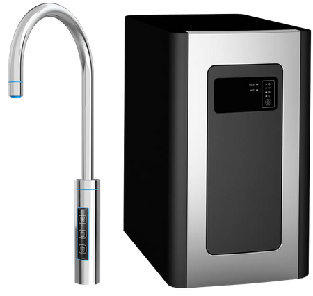 Podblatowy dystrybutor wody z wylewką