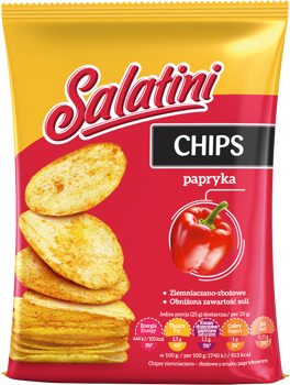 SALATINI CHIPS PAPRYKA 25G X 16SZT.