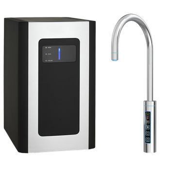 DYSTRYBUTOR GORĄCEJ ZIMNEJ WODY M102U CZARNY - PODBLATOWY